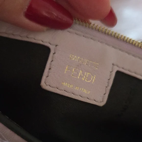 Fendi Lavender Baguette Shoulder Bag - Picture 8 of 14